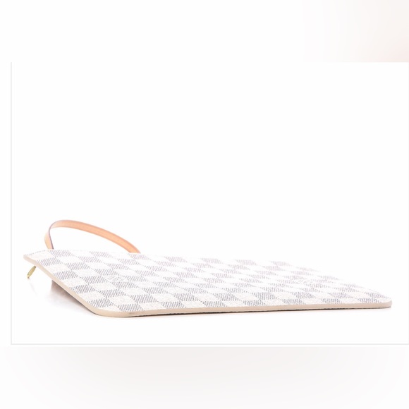 Auth NEW Louis Vuitton Azur neverfull wristlet GM beige interior - Picture 6 of 8